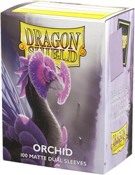Dragon Shield 100 Matte Dual Sleeves Orchid - Thumbnail