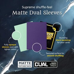 Dragon Shield 100 Matte Dual Sleeves Orchid - Thumbnail
