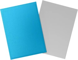 Dragon Shield 100 Matte Dual Sleeves Sky Blue and Silver - Thumbnail