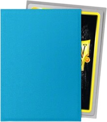 Dragon Shield 100 Matte Dual Sleeves Sky Blue and Silver - Thumbnail