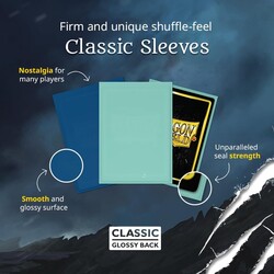 Dragon Shield 100 Standard Size Card Sleeves Classic Blue - Thumbnail