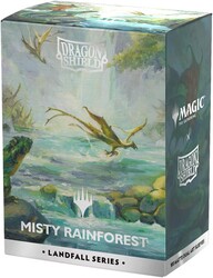 Dragon Shield Matte Dual Art Sleeves Landfall Series Misty Rainforest - Thumbnail