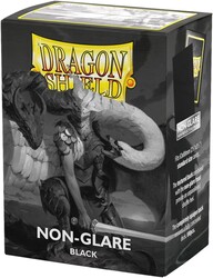 Dragon Shield - Dragon Shield Matte Non Glare 100 Sleeves Black