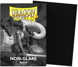 Dragon Shield Matte Non Glare 100 Sleeves Black - Thumbnail