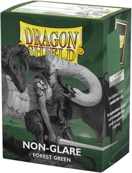 Dragon Shield Matte Non Glare 100 Sleeves Forest Green - Thumbnail