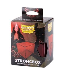 Dragon Shield - Dragon Shield Strongbox Clear Deste Kutusu Kırmızı