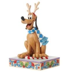Enesco Disney Dashing Rein Dog Pluto Figür - Thumbnail
