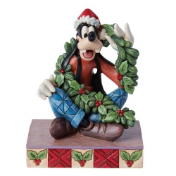 Enesco Disney Goofy Christmas Holiday Figurine - Thumbnail