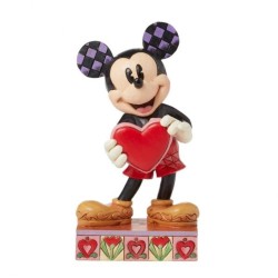 Enesco Disney Mickey Mouse A Love Note Figurine - Thumbnail