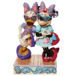 Enesco Disney Minnie and Daisy Fashionable Friends Figurine - Thumbnail
