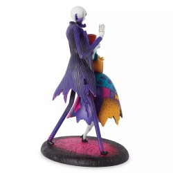 Enesco Disney Nightmare Before Christmas Jack and Sally on Rooftop Figurine - Thumbnail