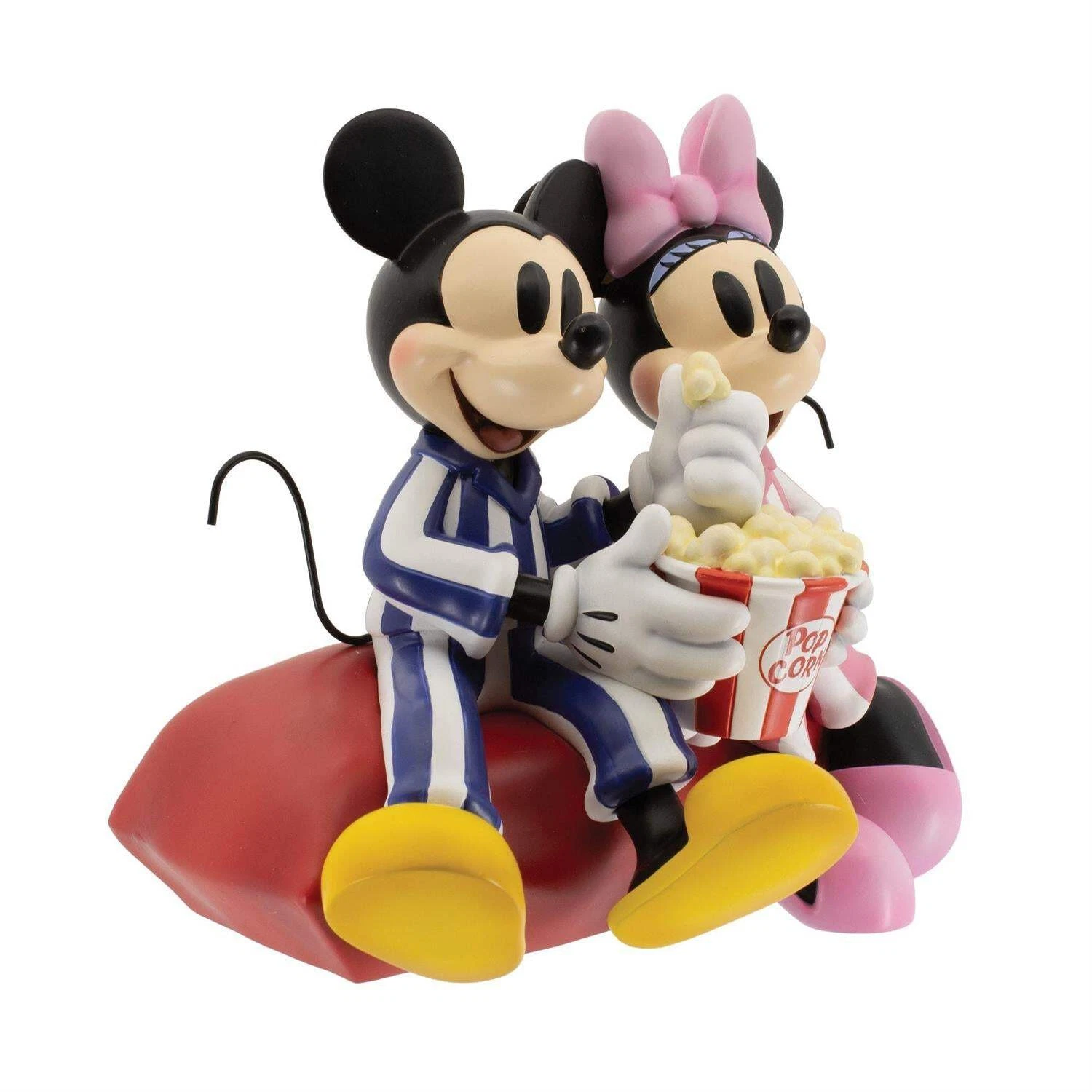 Enesco Disney Showcase Mickey and Minnie Mouse in Pajamas Figure - Thumbnail