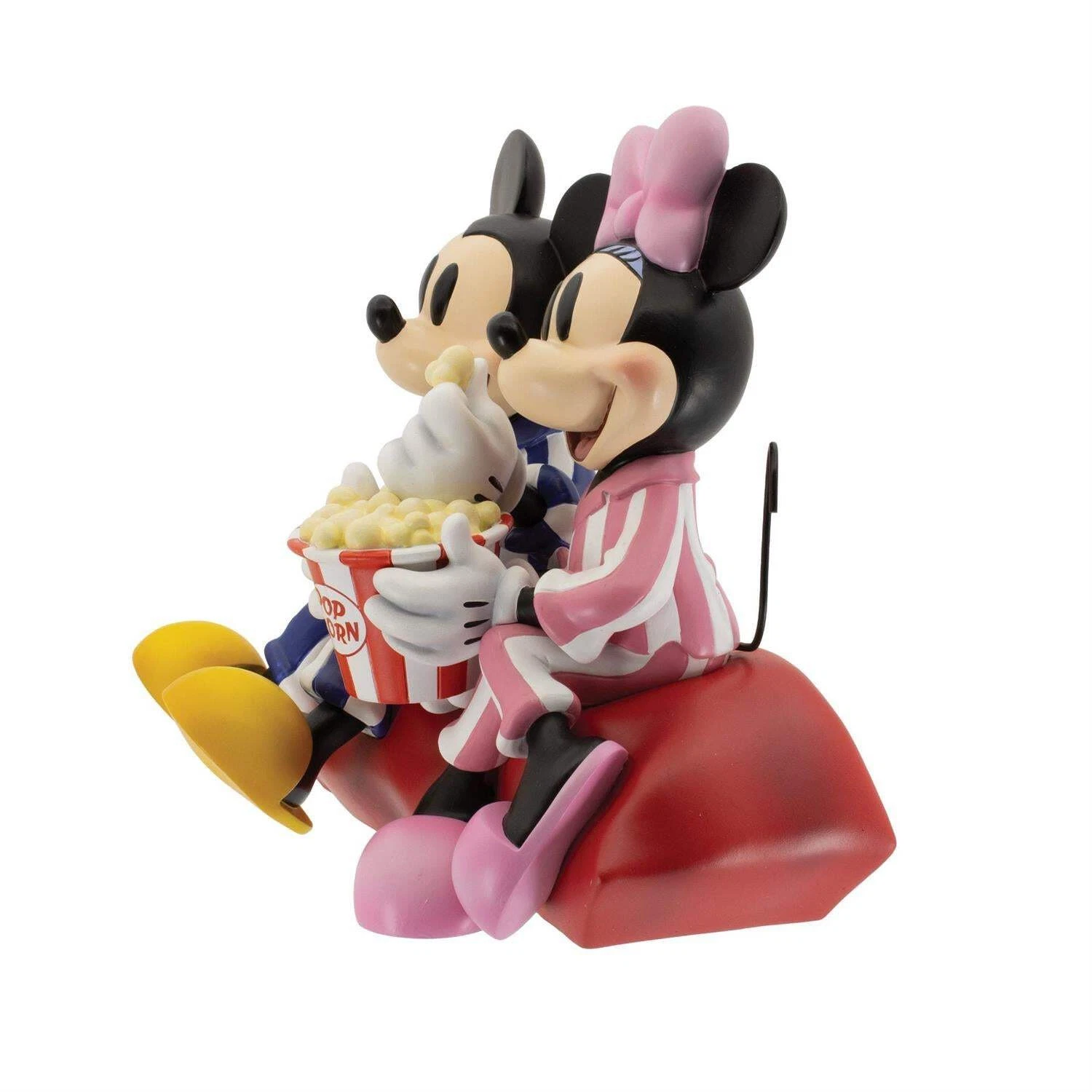 Enesco Disney Showcase Mickey and Minnie Mouse in Pajamas Figure - Thumbnail
