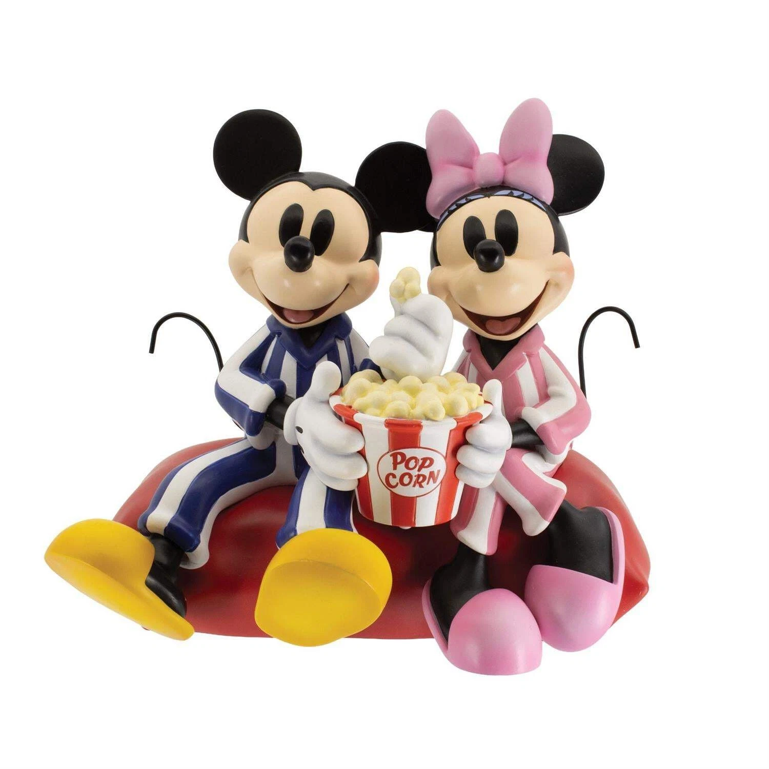 Enesco Disney Showcase Mickey and Minnie Mouse in Pajamas Figure - Thumbnail