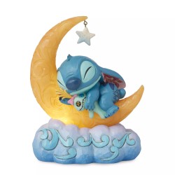 Enesco Disney Stitch and Scrump on Led Moon Figurine - Thumbnail