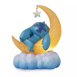 Enesco Disney Stitch and Scrump on Led Moon Figurine - Thumbnail