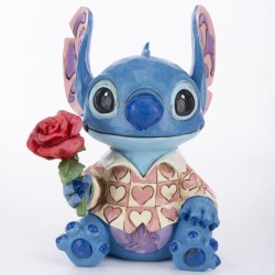 Enesco Disney Stitch Clueless Casanova Figurine - Thumbnail