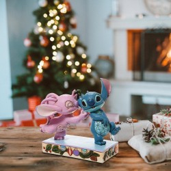 Enesco Disney Stitch Mistletoe Kisses - Thumbnail
