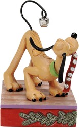 Enesco Disney Traditions Jim Shore Pluto Noel Jingle Çan Kuyruklu Heykel - Thumbnail