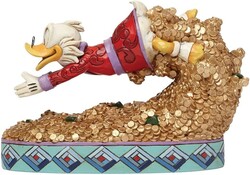 Enesco Disney Traditions Scrooge McDuck Figür Hazine Dalış - Thumbnail