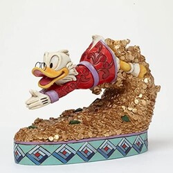 Enesco Disney Traditions Scrooge McDuck Figür Hazine Dalış - Thumbnail