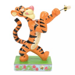 Enesco Disney Winnie the Poo Tiger Bee Fighting Figurine - Thumbnail