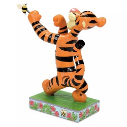 Enesco Disney Winnie the Poo Tiger Bee Fighting Figurine - Thumbnail