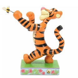 Enesco Disney Winnie the Poo Tiger Bee Fighting Figurine - Thumbnail