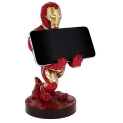 Iron Man Dualsense Dualshock Oyun Kolu Kablo Tutucu Telefon Uyumlu Cable Guys Lisanslı Orijinal - Thumbnail