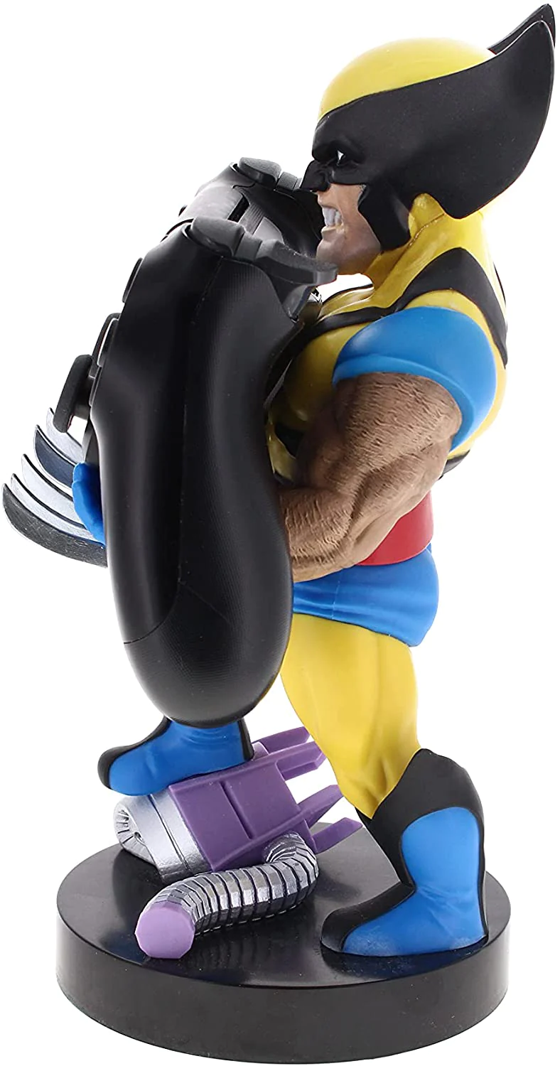 Marvel Wolverine Dualsense Dualshock Oyun Kolu Kablo Tutucu Telefon Uyumlu Cable Guys Lisanslı - Thumbnail