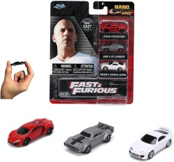 Fast and Furious 3 Pack Nano Cars Wave 4 - Thumbnail