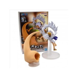 Banpresto FI One Piece 12 cm Monkey D Luffy Gear 5 Statue - Thumbnail