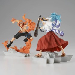 Banpresto Senkozekkei One Piece - Portgas.D.Ace Statue 9cm Figür - Thumbnail