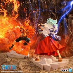 Banpresto Senkozekkei One Piece - Portgas.D.Ace Statue 9cm Figür - Thumbnail