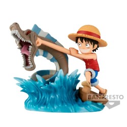 Banpresto - Banpresto WCF Log Stories One Piece 7 cm Monkey D Luffy Figür