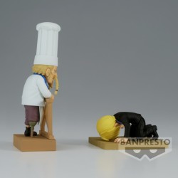 Banpresto WCF Log Stories One Piece 8 cm Sanji and Zeff Figür - Thumbnail