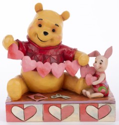 Enesco - Enesco Disney Handmade Valentines Winnie and Piglet Figür