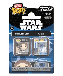 Funko - Funko Bitty Pop 2 Pack Star Wars Princess Leia and R2D2