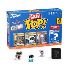 Funko - Funko Bitty Pop 4 Pack Disney Pixar Wall-E, Eve, Remy, Mystery Pop