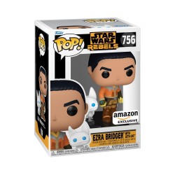Funko - Funko Pop and Buddy Figür Star Wars Ezra Bridger with Loth Cat Special Edition No 756