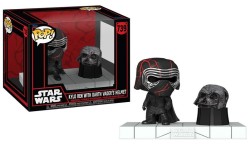 Funko Pop Deluxe Disney Star Wars Dark Side Kylo Ren With Vader Helmet No 793