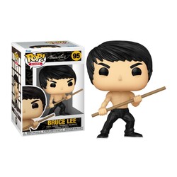 Funko - Funko Pop Figür Icons Bruce Lee with Bo Staff