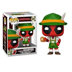 Funko - Pop Marvel: Deadpool - Lederhosen Deadpool No:1341 Bobble-Head