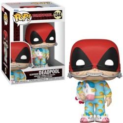 Pop Marvel: Deadpool - Sleepover Deadpool No:1344 Bobble-Head