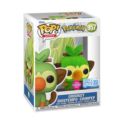 Funko - Funko Pop Figür Pokemon Grookey Flocked Special Edition No 957