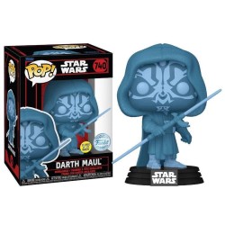 Funko - Funko Pop Figür Star Wars Darkside Darth Maul Holo Glow in the Dark Special Edition