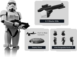 Hasbro Blokees Star Wars Episode V Stormtrooper Action Figure - Thumbnail