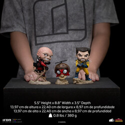 Iron Studios Marvel Deadpool v Wolverine Deadpool Wolverine and Headpool Statue - Thumbnail