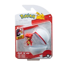 JAZWARES POKEMON CLIP N GO MAGBY AND PREMIER BALL - Thumbnail