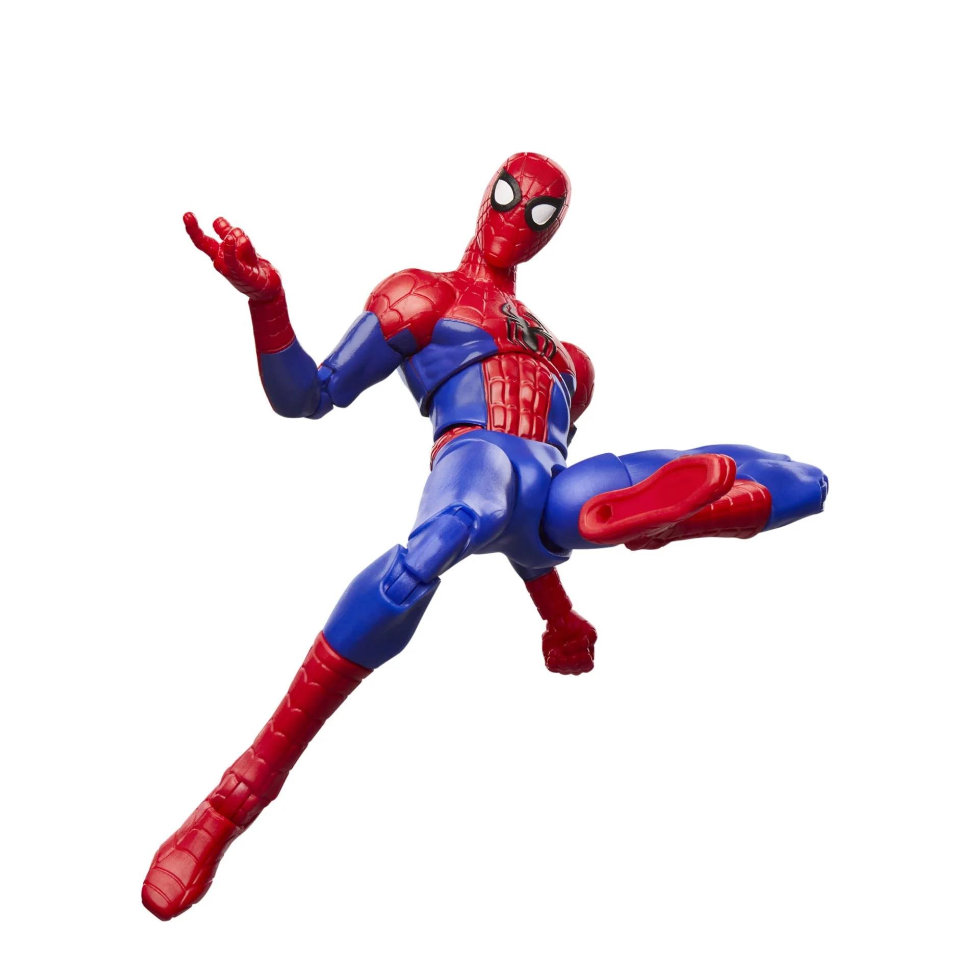 Action Figure Marvel Spider-Man Peter B. Parker 15 Cm | Hasbro Legends Series, Ispirata A Across The Spider-Verse, 2 Accessori